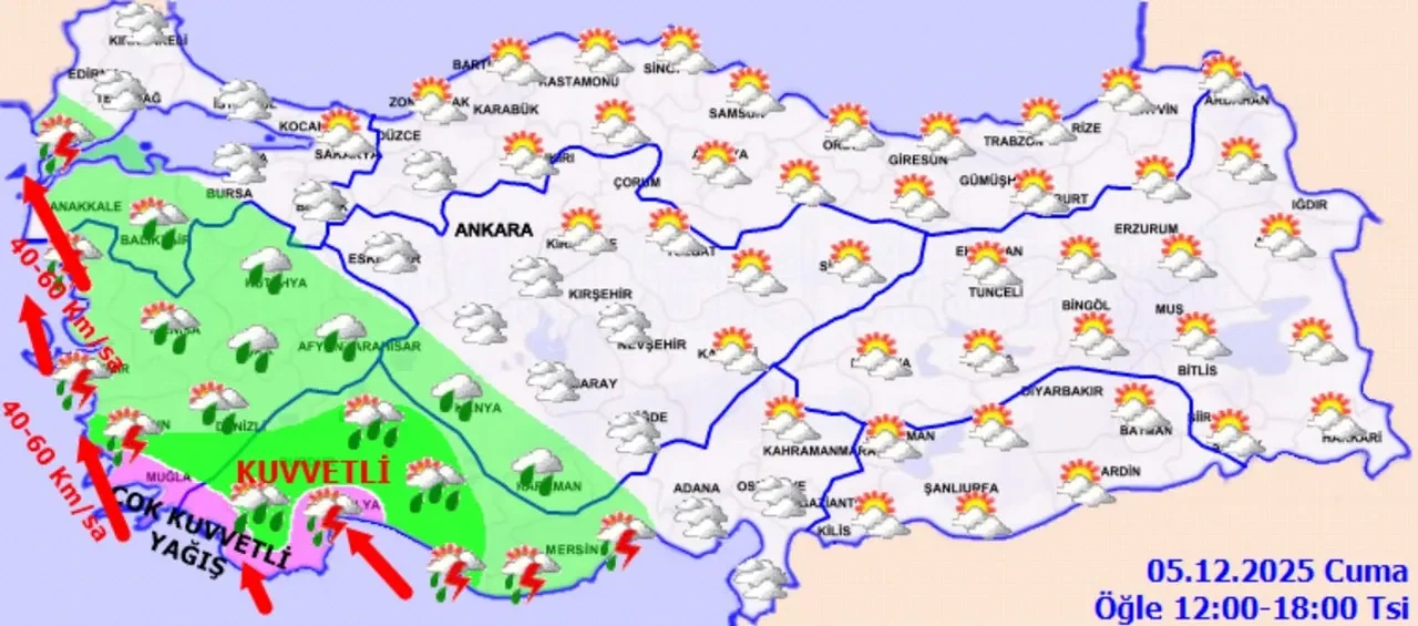 Hafta sonu plan yapanlar dikkat! Meteoroloji'den sarı ve turuncu kodlu uyarı