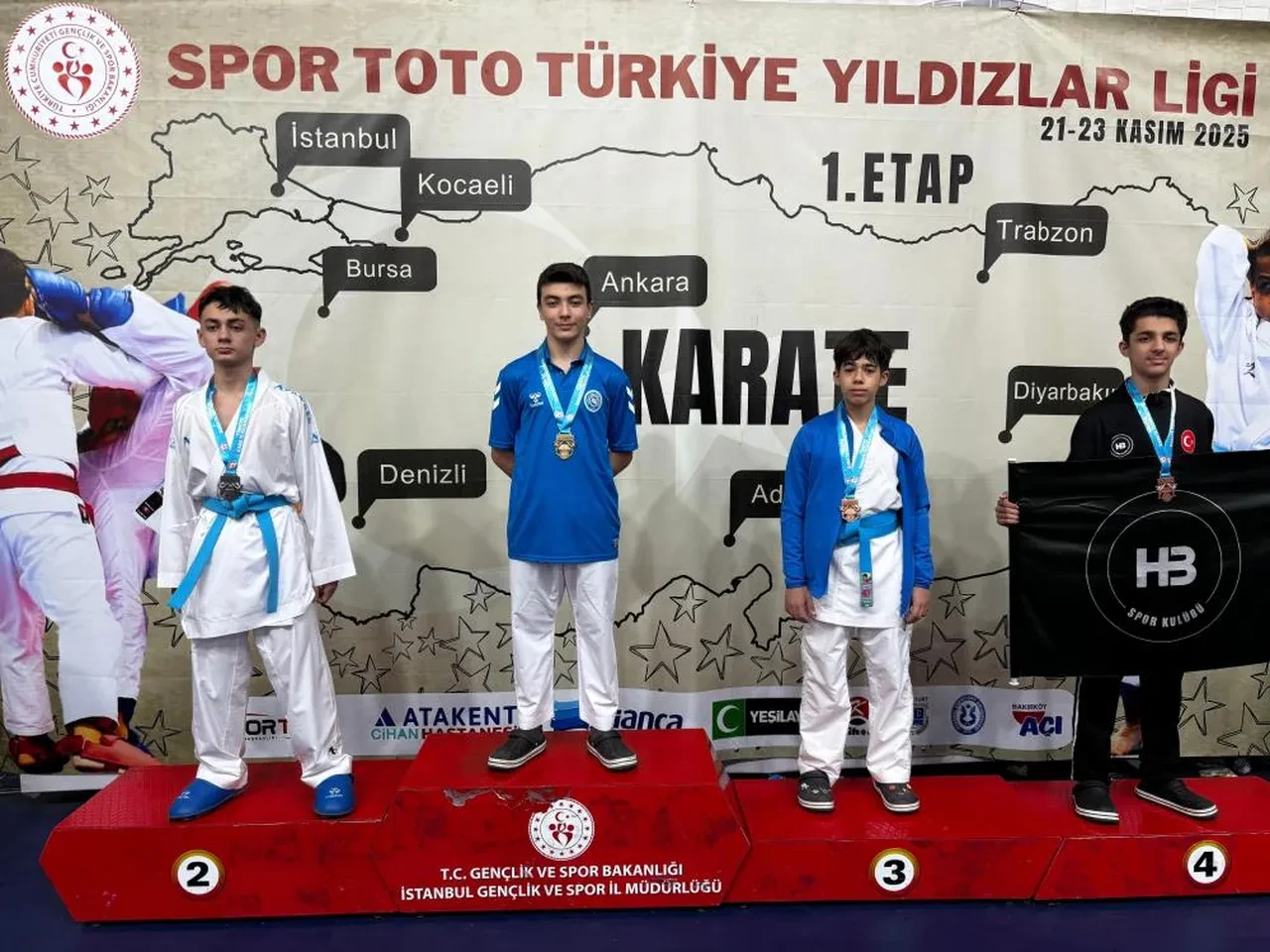 İhlas Koleji öğrencilerinden karatede çifte şampiyonluk