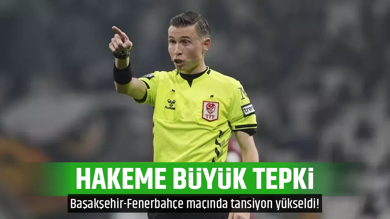 HAKEME BÜYÜK TEPKİ