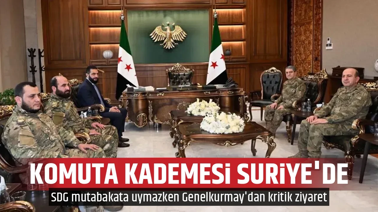 KOMUTA KADEMESİ SURİYE'DE