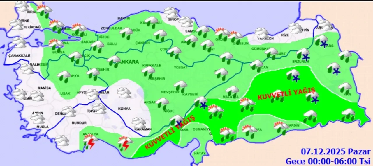 Hafta sonu sağanak, kar, sis ve pusla geçecek: Meteoroloji 8 ili uyardı