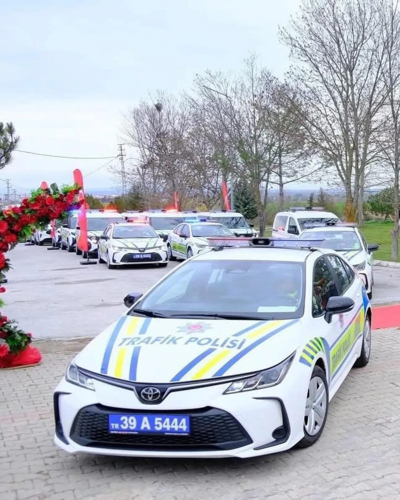 Kırklareli'nde 64 yeni araç Emniyet teşkilatına katıldı