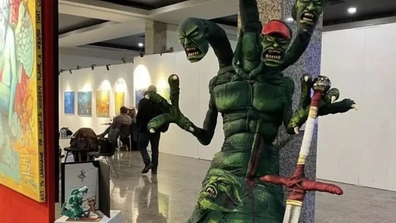 Kongre merkezinde dini değerleri aşağılayan heykel için soruşturma: İki şüpheli tutuklandı