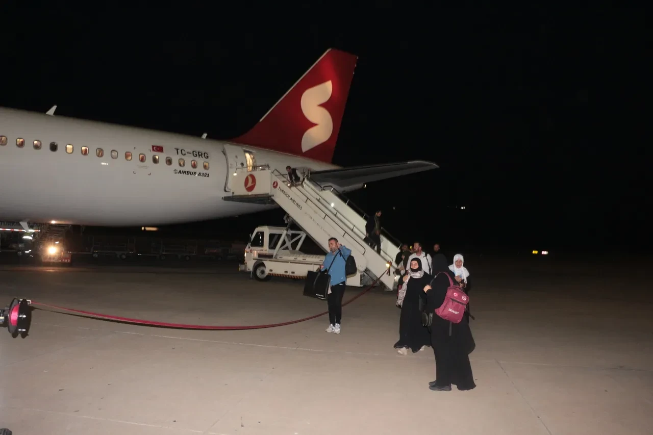 Suudi Arabistan’dan Şırnak’a ilk uçak seferi gerçekleşti