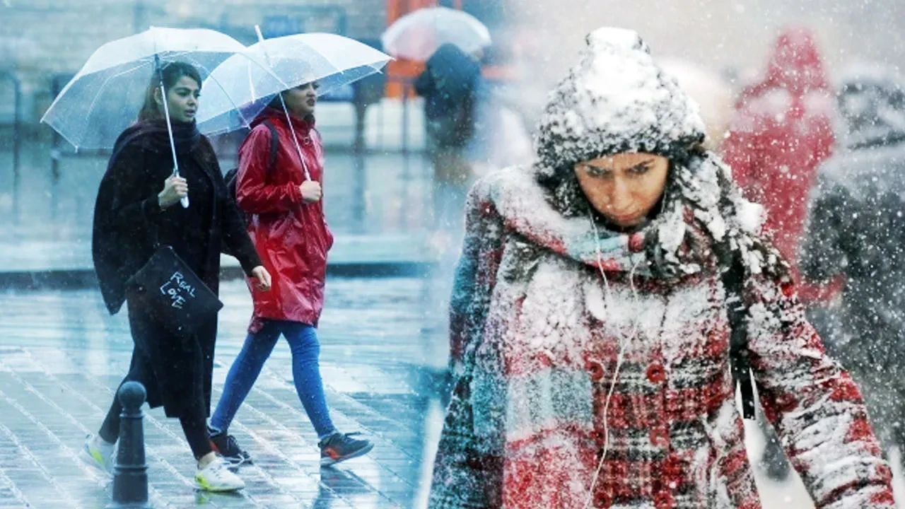 23 ilde sarı alarm! Meteoroloji tek tek uyardı: Batıda sağanak, doğuda kar var