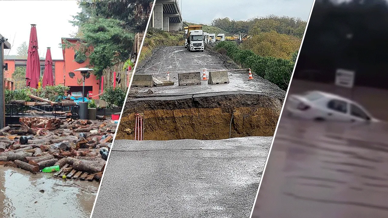 İstanbulluların pazar şoku! Sağanak çileye döndü: Yollar çöktü, sokaklar ve dükkanlar sular altında kaldı