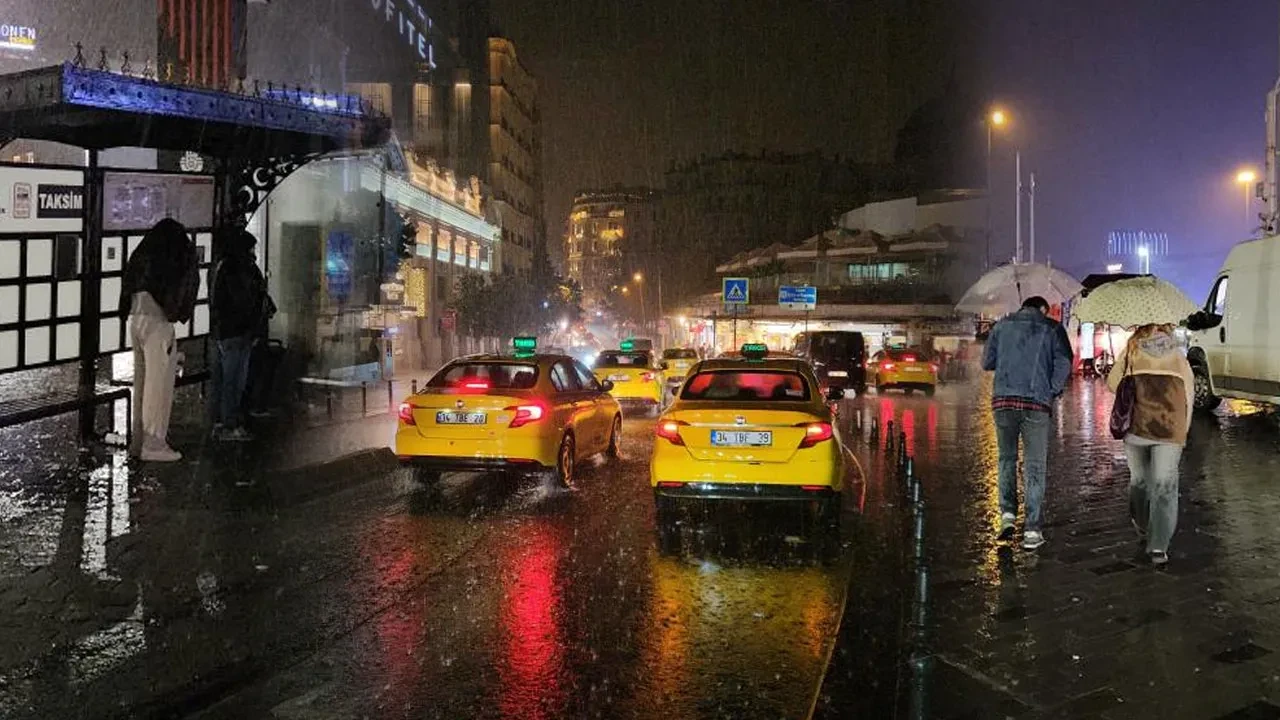 İstanbul'u sağanak vurdu! Yağmur aniden bastırdı, sokaklar göle döndü