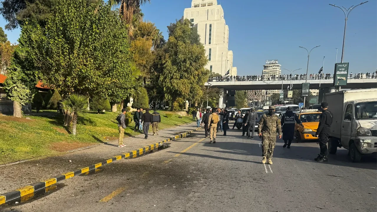 Kutlama hazırlıkları sırasında Suriye'nin başkenti Şam'da patlama