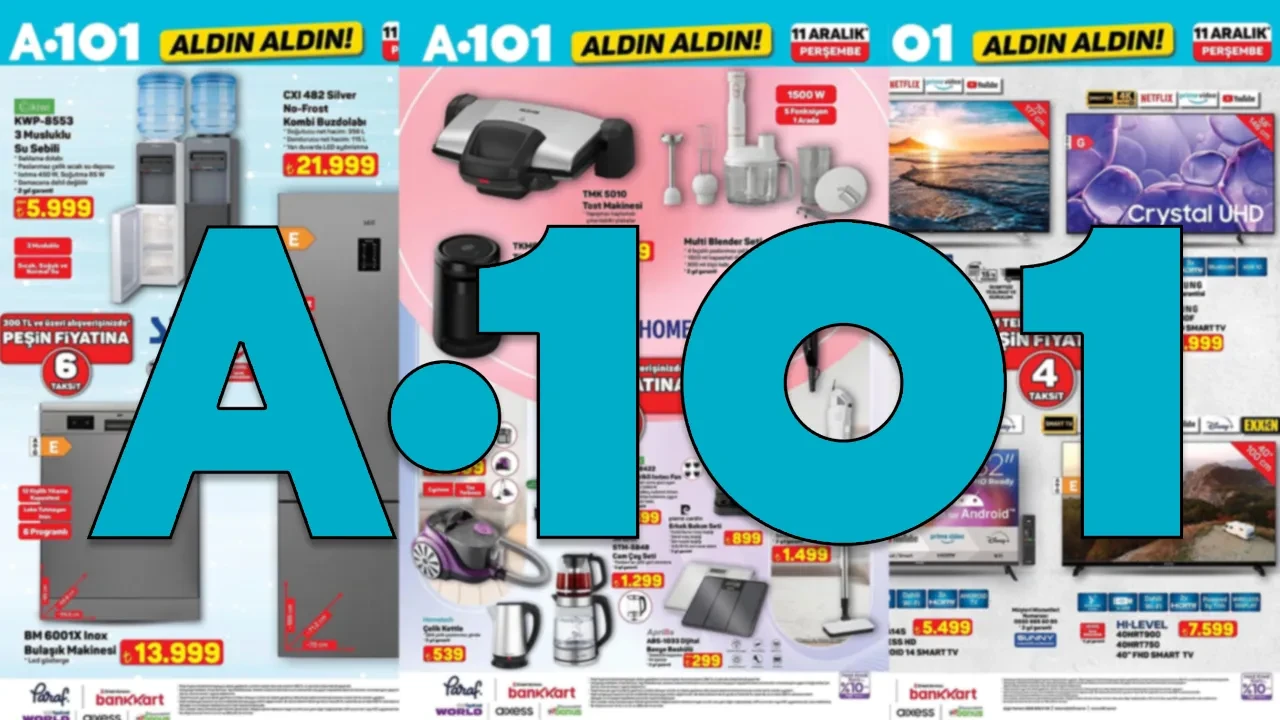 11 Aralık A101 aktüel ürünler kataloğu fırsatlarla geldi! Bu Perşembe A101’de English Home ürünleri indirimde