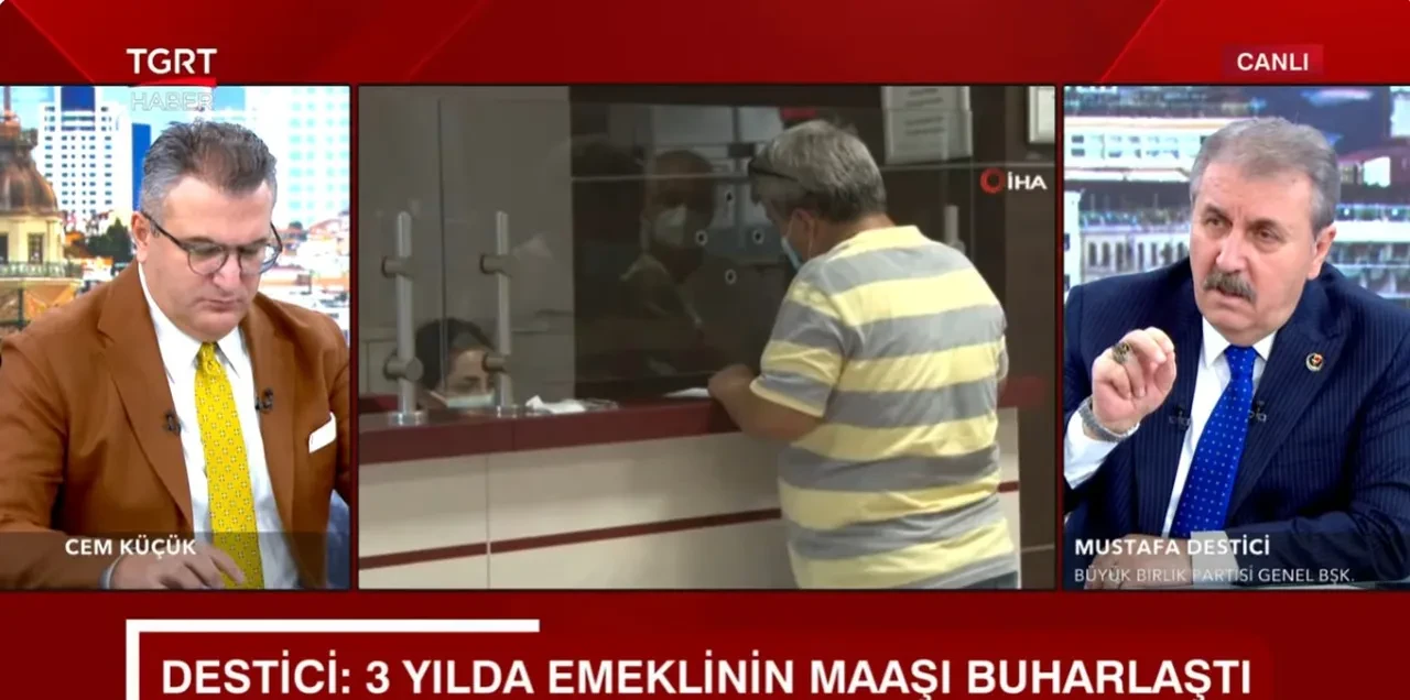 Mustafa Destici asgari ücret için rakam verdi! TGRT Haber'de dikkat çeken açıklamalar