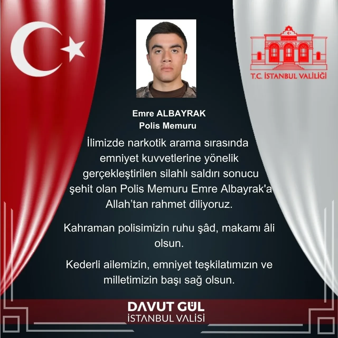 Şehit olan Emre Albayrak kimdir, nereli? Çekmeköy'de polis memuruna ateş açıldı