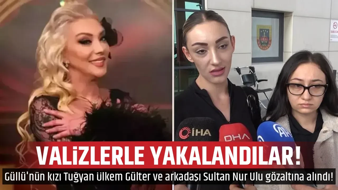 VALİZLERLE YAKALANDILAR!
