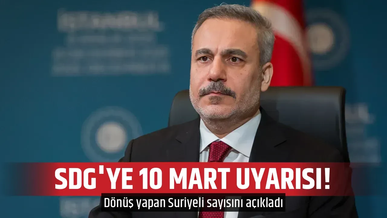 SDG'YE 10 MART UYARISI!