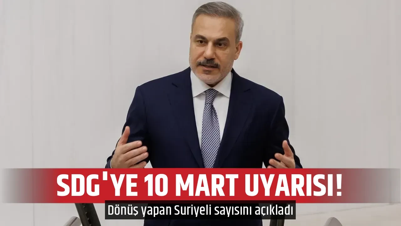 SDG'YE 10 MART UYARISI!