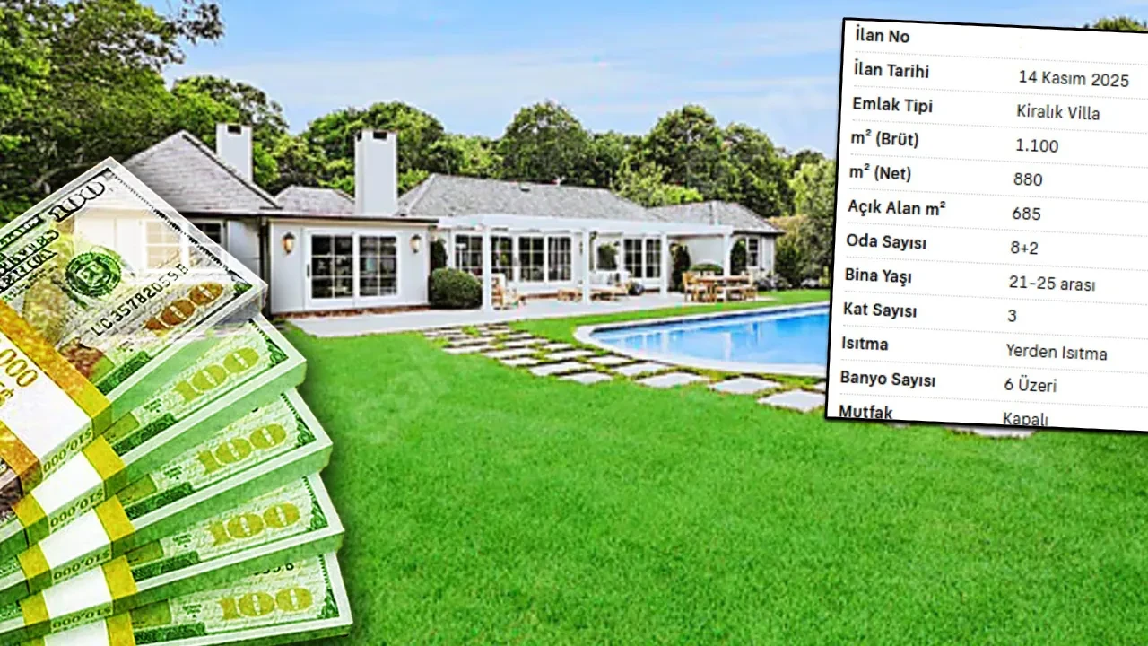 İstanbul'da ev fiyatına kiralık villa! Rakamı gören şaştı kaldı: 