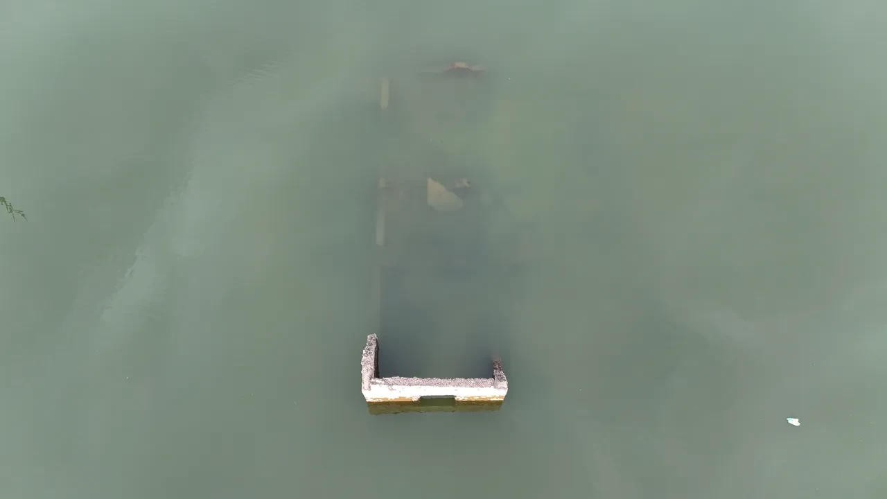 İstanbul'da kuraklığın görüntüsü! Su seviyesi düşünce eski köy evleri ortaya çıktı