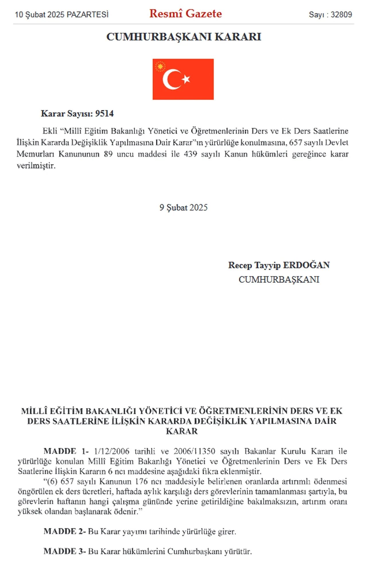 Öğretmenlere ek ders dopingi! Karar Resmi Gazete'de: Akşam dersleri için daha fazla ücret müjdesi