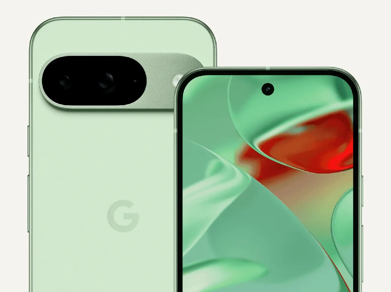 Google Pixel 9 arka ve ön tasarımı