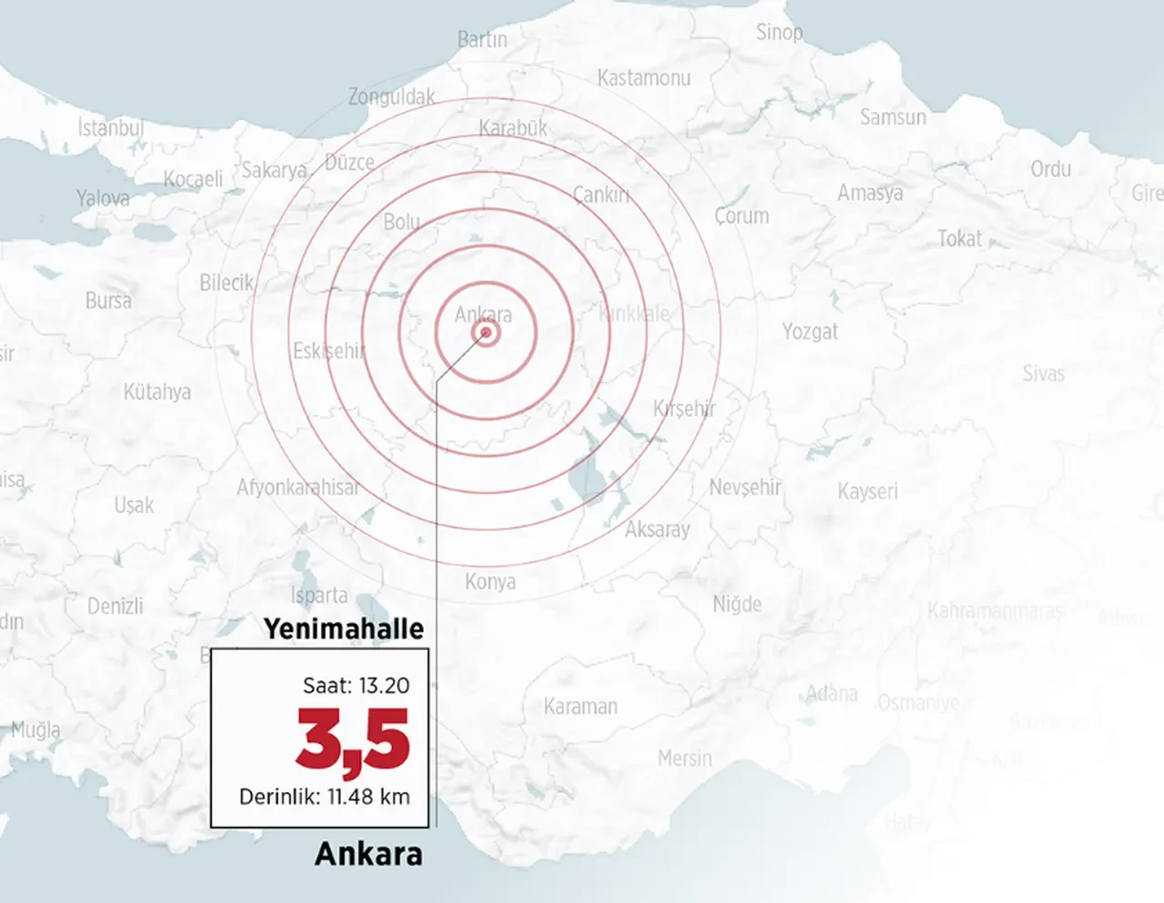 Ankara'da fay hattı var mı? Depremin ardından Ankara fay hattı haritası gündem oldu