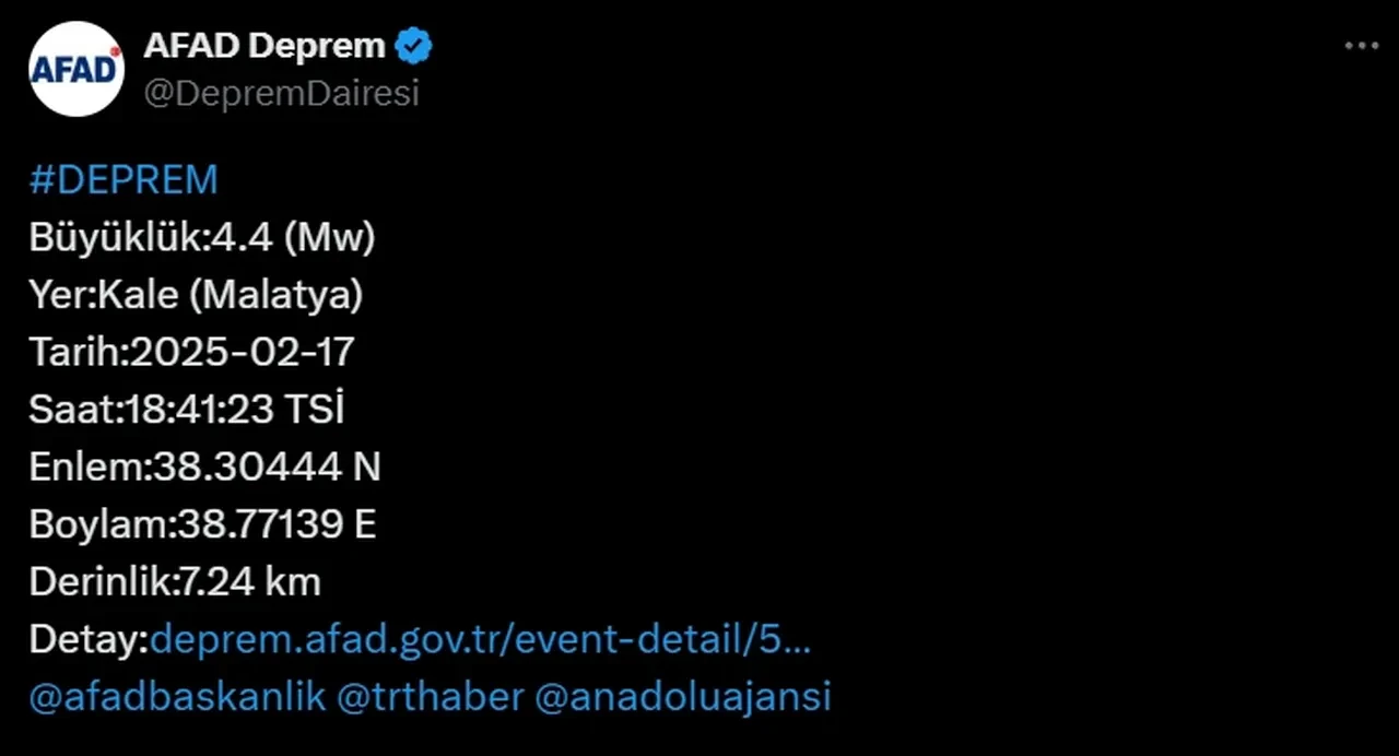 Malatya ve Elazığ’da deprem mi oldu? AFAD duyurdu