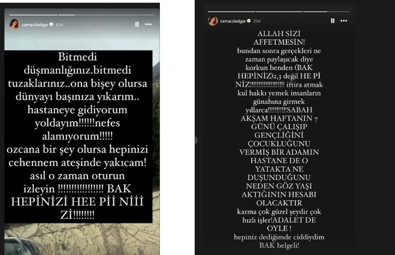 Özcan Deniz kalp krizi geçirdi! Eşi Samar Dadgar tehditler savurdu