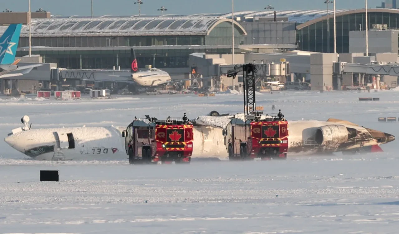 Kanada'da ters dönen uçağın kaza anları! Yolcular yaşadıkları korku dolu anları anlattı