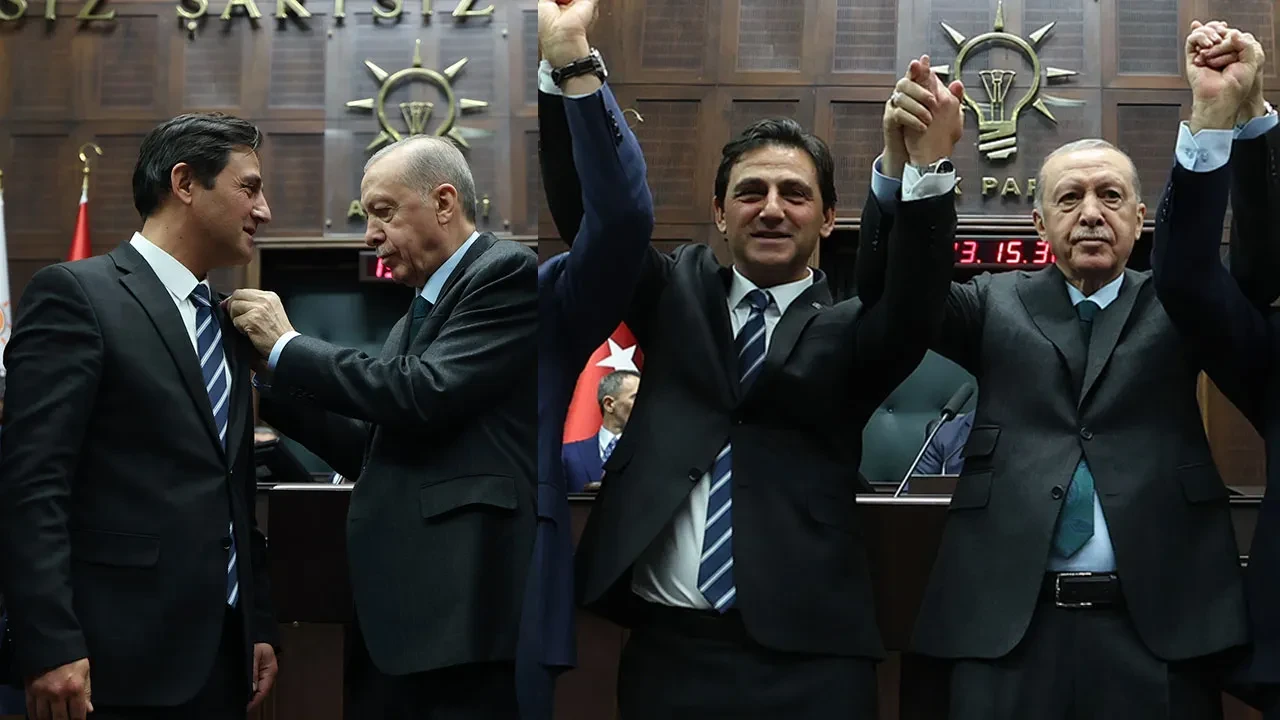 10 belediye başkanı AK Parti'ye geçti! Rozetlerini bizzat Erdoğan taktı
