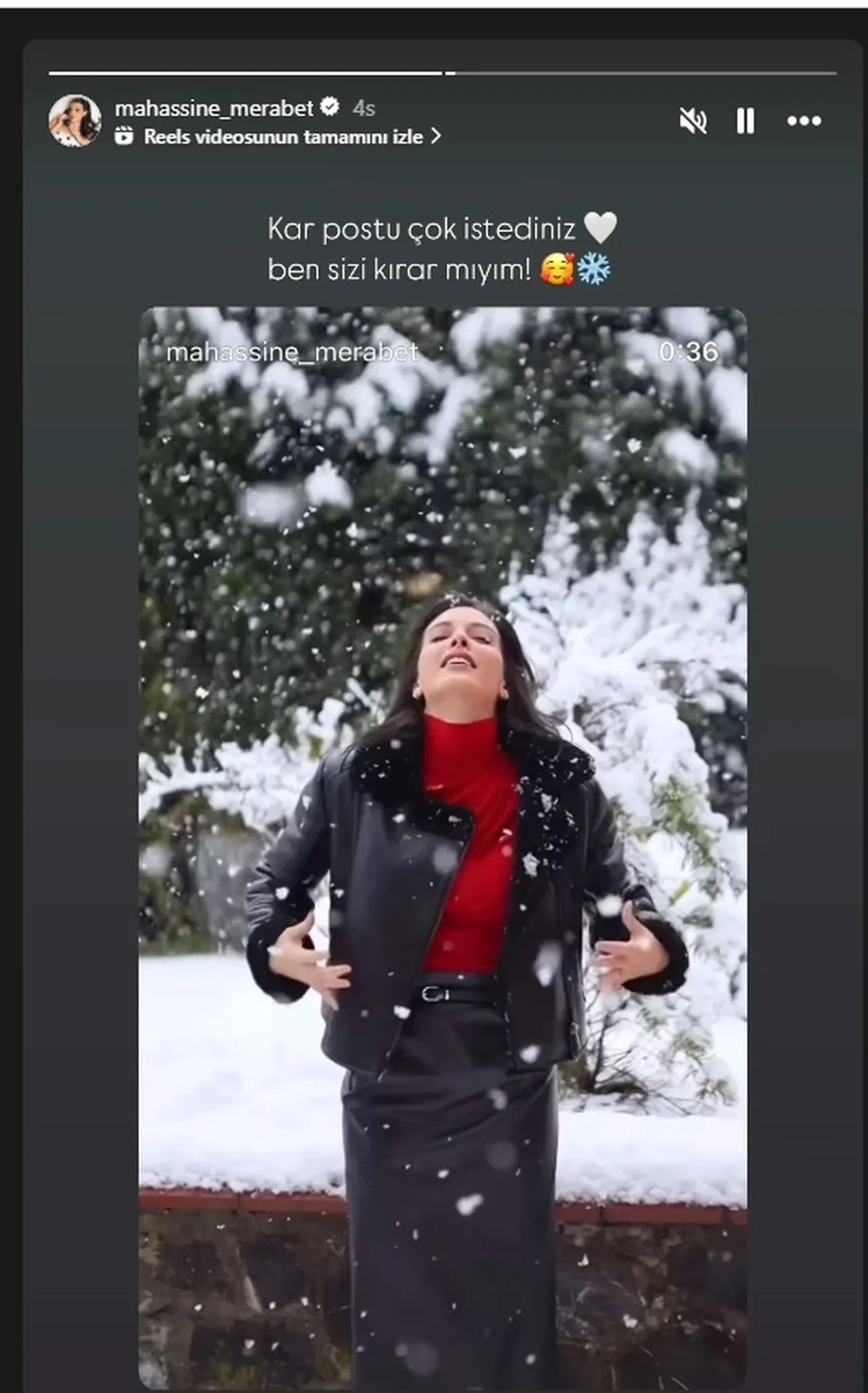 Esaret oyuncusu Mahassine Merabet'ten ilk paylaşım! Cenk Torun ile aşk yaşadığı iddia edildi