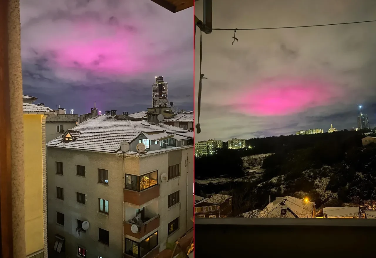 İstanbul'da görülen pembe bulut tedirgin etmişti! Sebebi ortaya çıktı