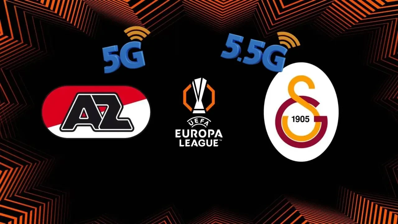 Türk Telekom’un 5.5G teknolojisi taraftarların mobil internet hızına hız katacak! Galatasaray - AZ Alkmaar karşılaşmasında  deneyecekler