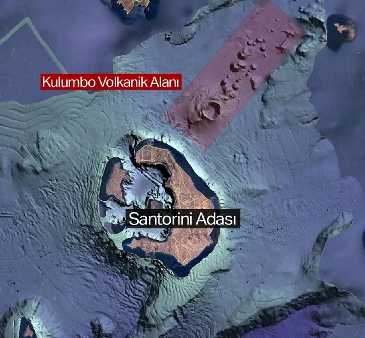 Ege Denizi'ndeki Santorini yanardağı yeniden şarj oldu! Kolumbo'yu depremler tetikliyor