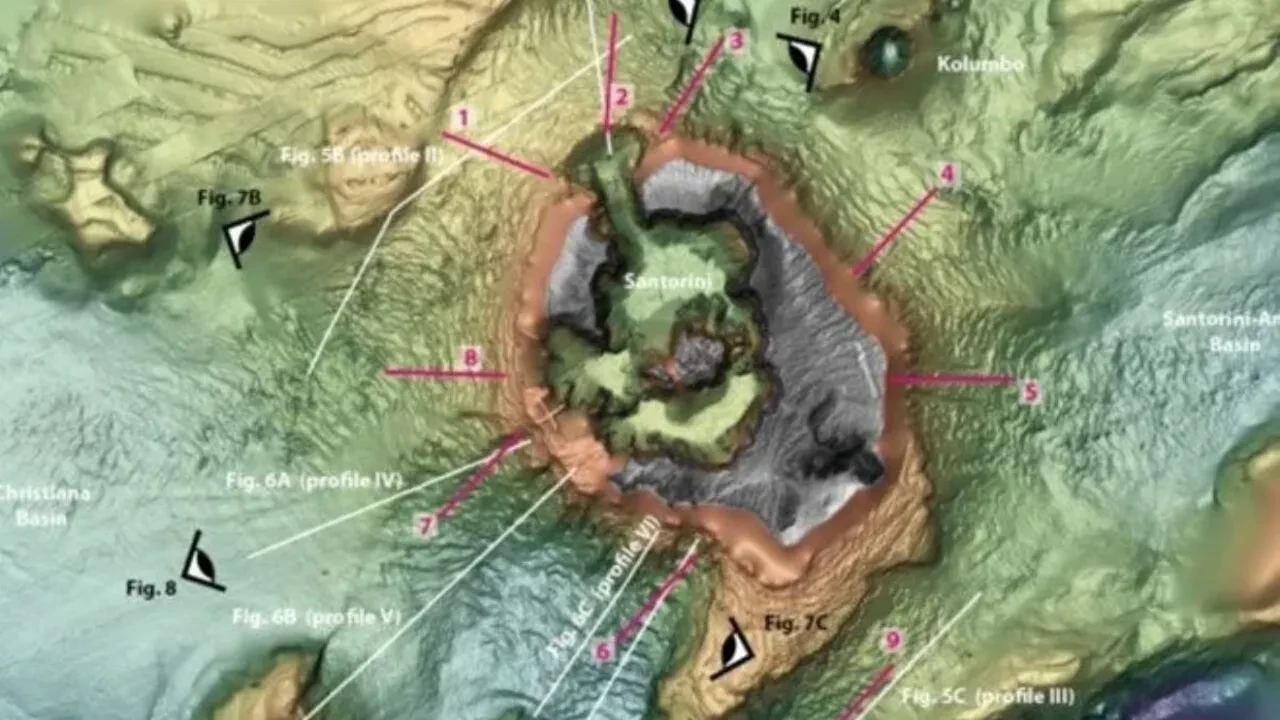 Ege Denizi'ndeki Santorini yanardağı yeniden şarj oldu! Kolumbo'yu depremler tetikliyor