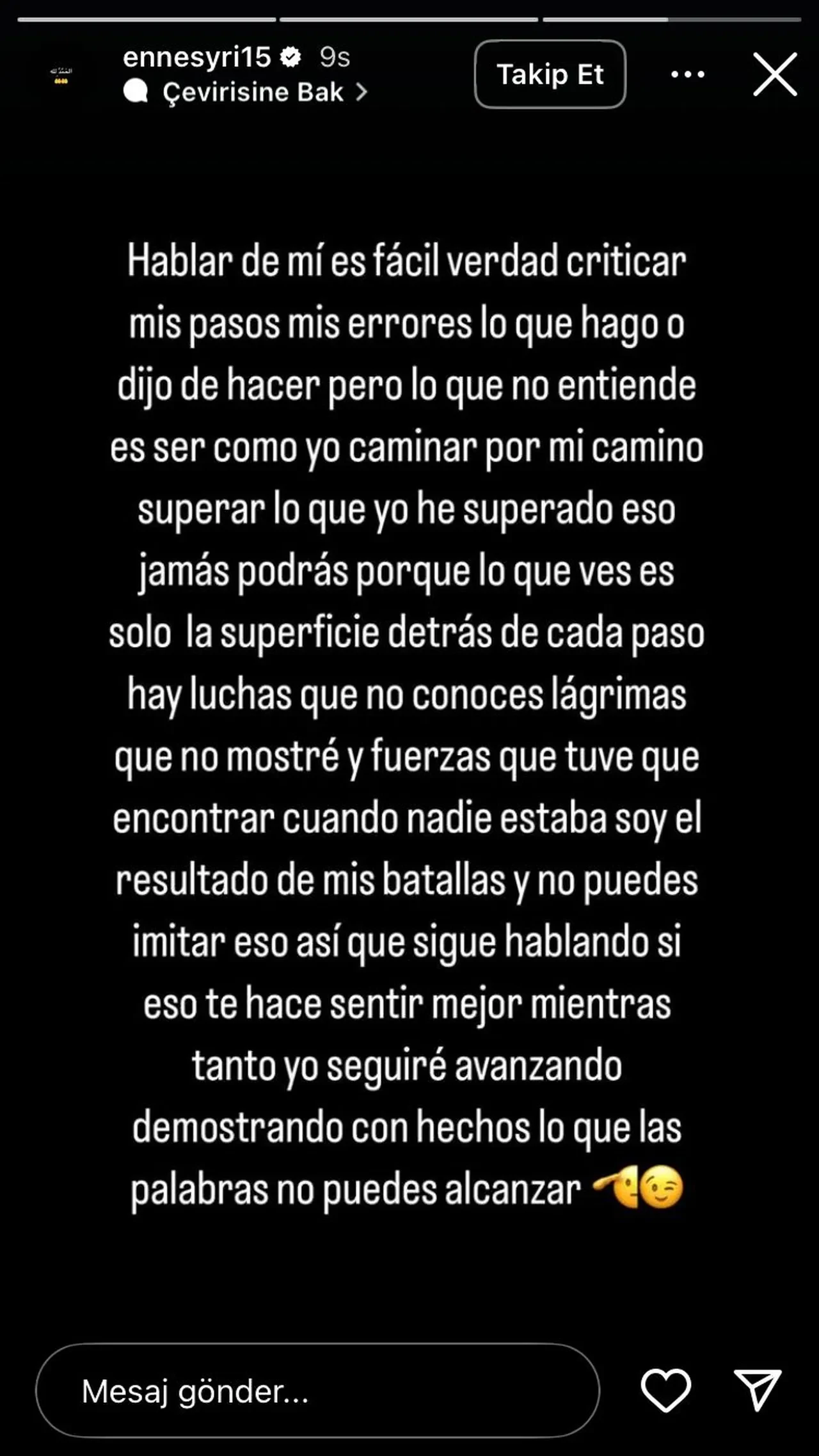 Fenerbahçeli En-Nesyri'den dikkat çeken paylaşım! "Taklit edemezsin"