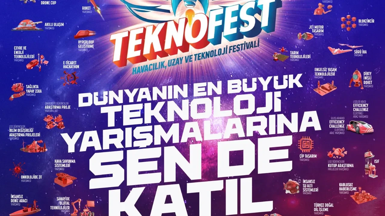 TEKNOFEST 2025 Teknoloji Yarışmaları başvuruları  1 Mart’a kadar devam ediyor!