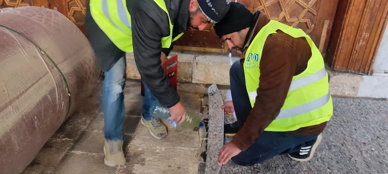 Cumhurbaşkanı Erdoğan seçti, Emevi Camii'ne gönderildi: İlk teravih bu halılar üzerinde kılınacak