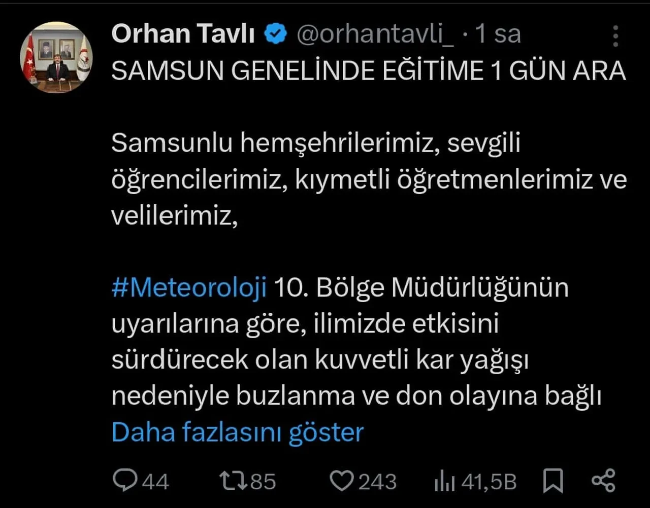  İşte 24 Şubat'ta okulların kar tatili olan iller