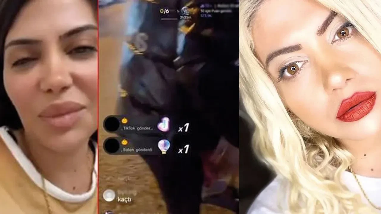 TikTok'ta kadınların silahlı erkek kavgası! Canlı yayında o halde görünce çılgına döndü 