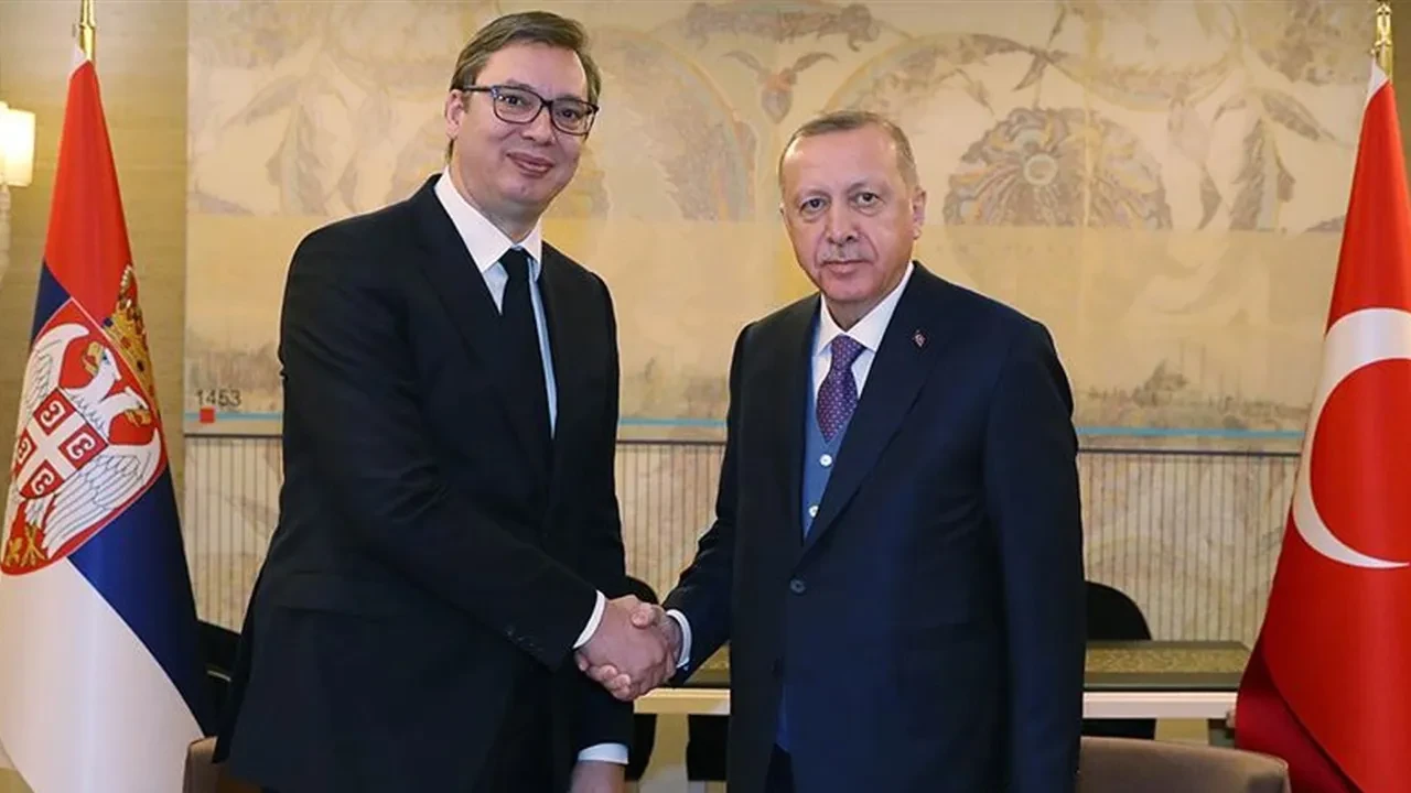 Cumhurbaşkanı Erdoğan, Sırbistan Cumhurbaşkanı Vucic ile görüştü