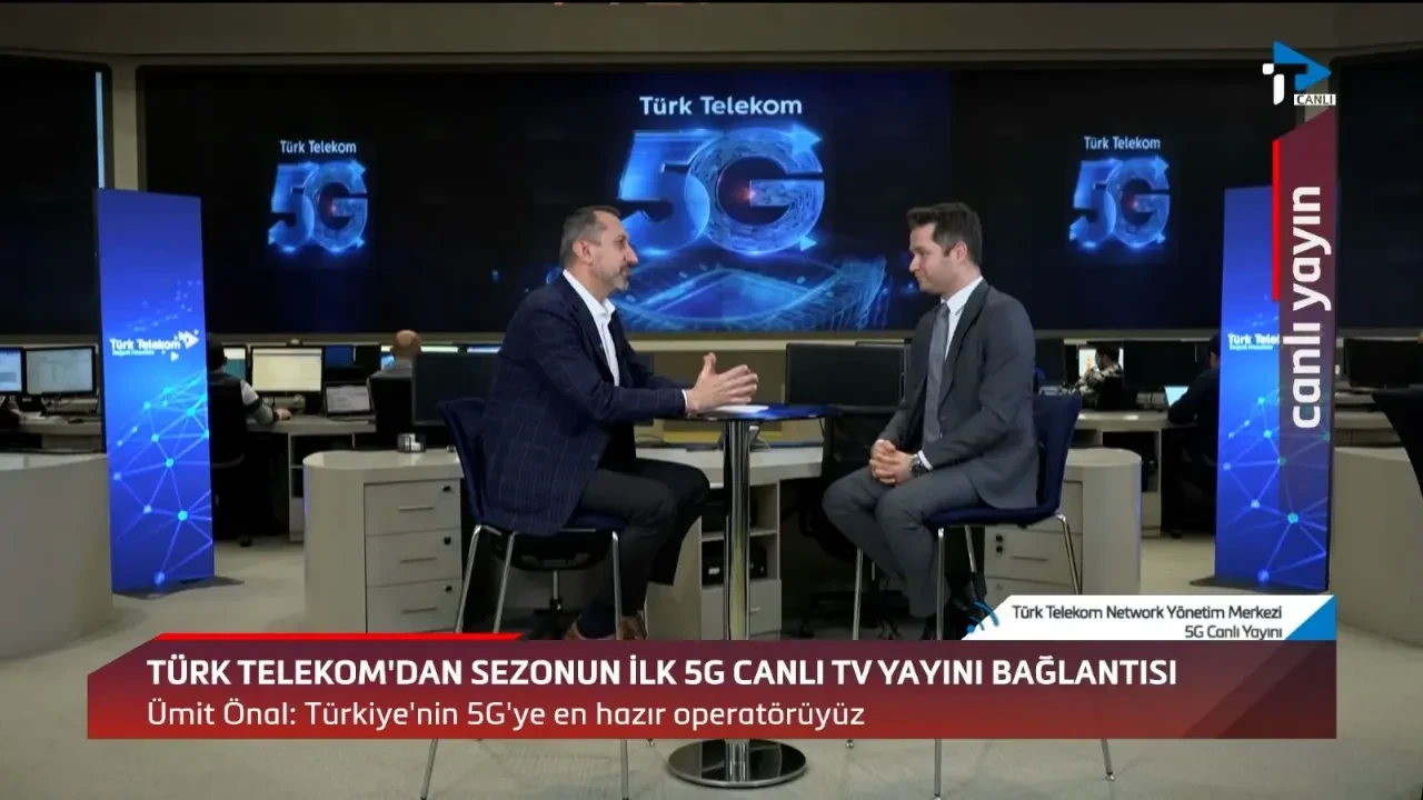 Türk Telekom’dan Trendyol Süper Ligi’nin ilk 5G canlı TV yayını bağlantısı