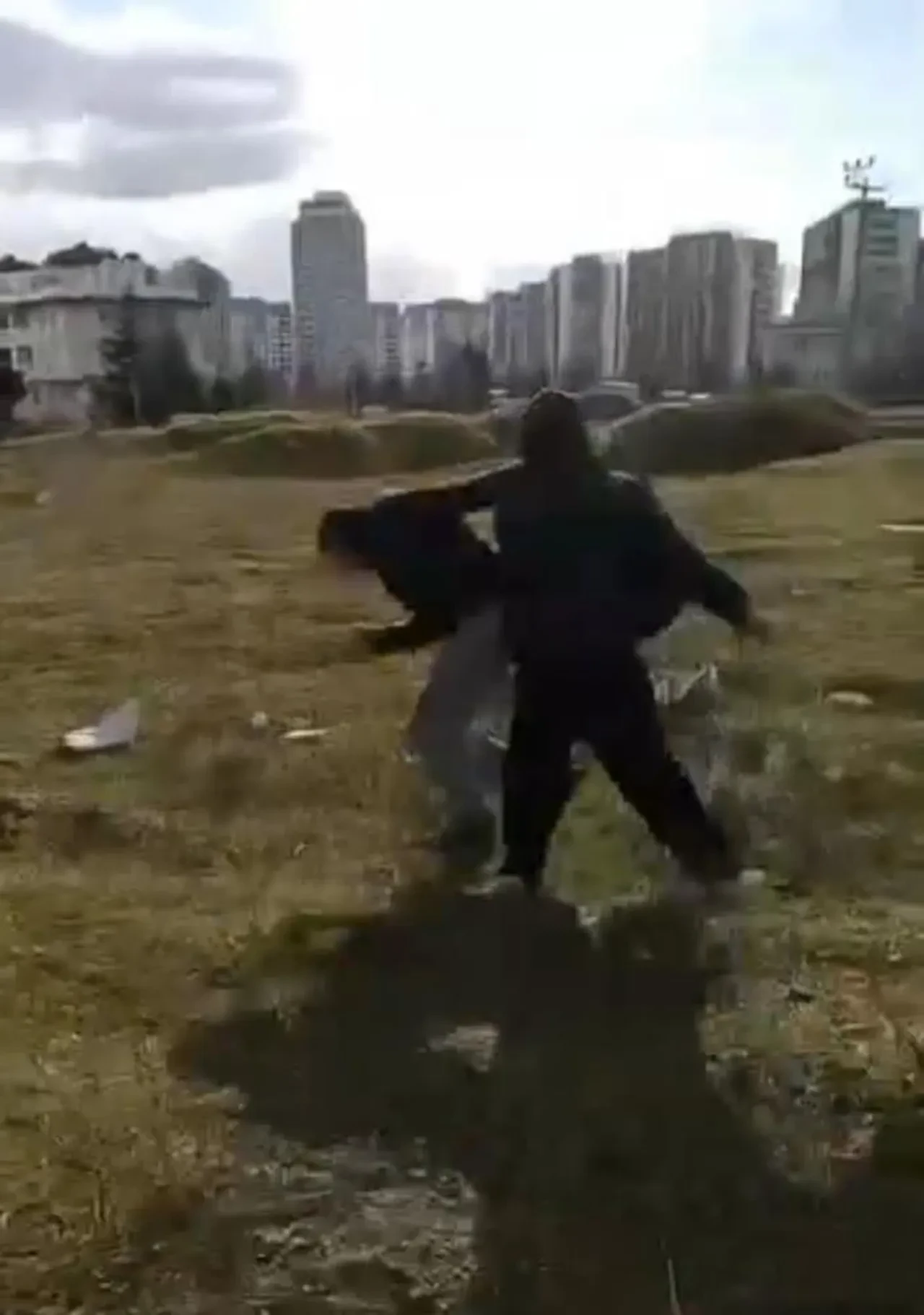 Bunlar da çocuk maganda! Aralarına alıp  öldüresiye dövdüler