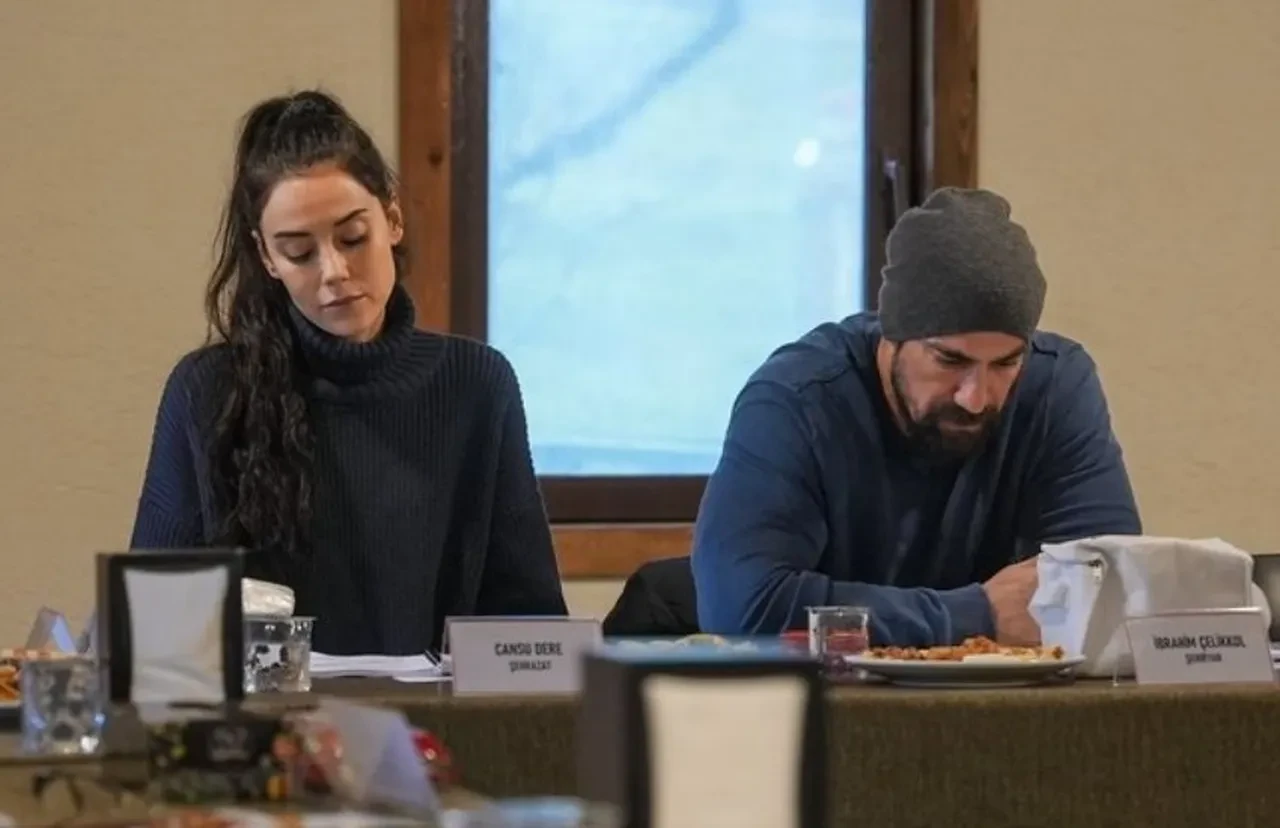Cansu Dere rahatsızlandı, İbrahim Çelikkol tek başına kaldı