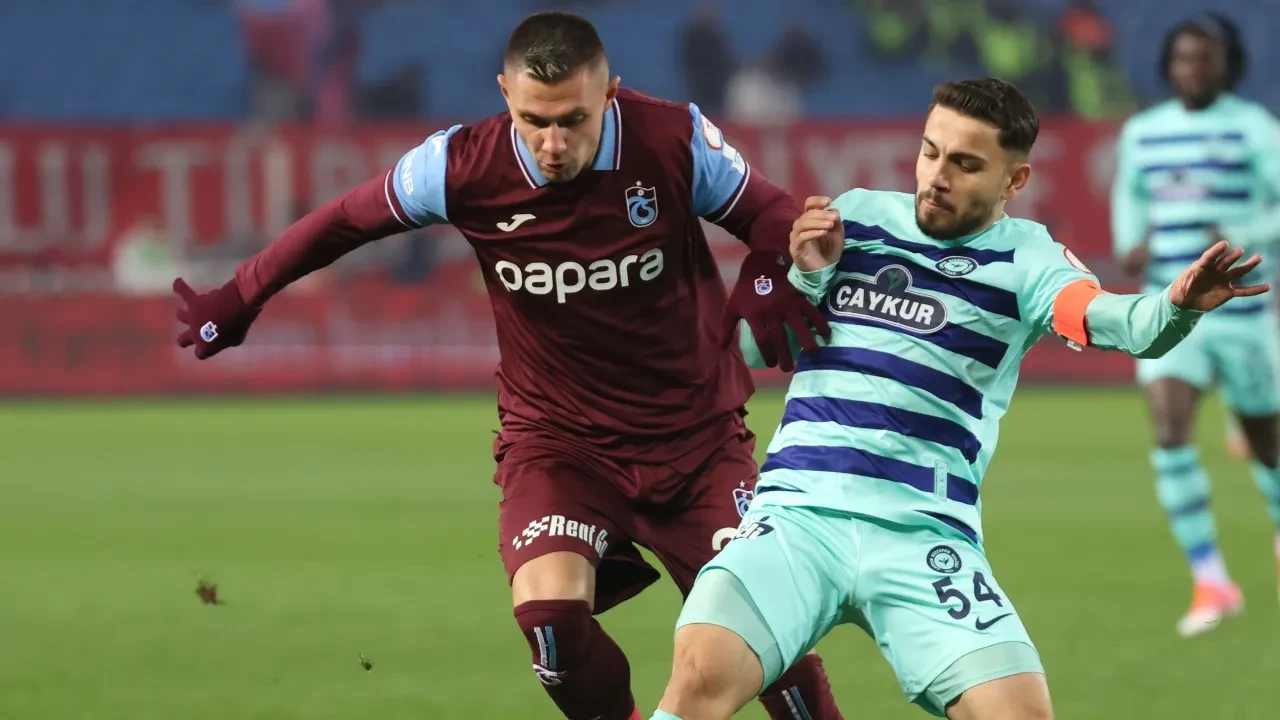 Trabzonspor Çaykur Rizespor maçı kaç kaç bitti? Karadeniz’de gol yağmuru