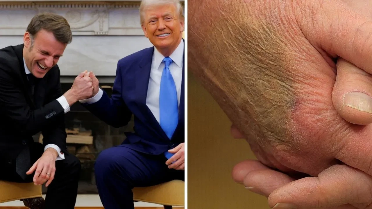 Donald Trump'ın elindeki morluğa Beyaz Saray'dan bir garip açıklama