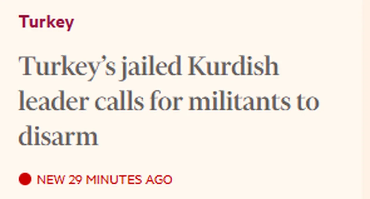 Öcalan'ın çağrısı dış basında nasıl yankılandı? İşte öne çıkan başlıklar...