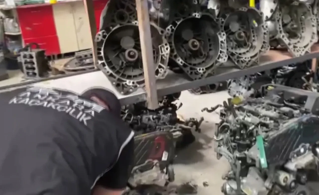 Ankara merkezli 3 ilde kaçak oto yedek parça operasyonu! 80 milyon TL'lik vurgun