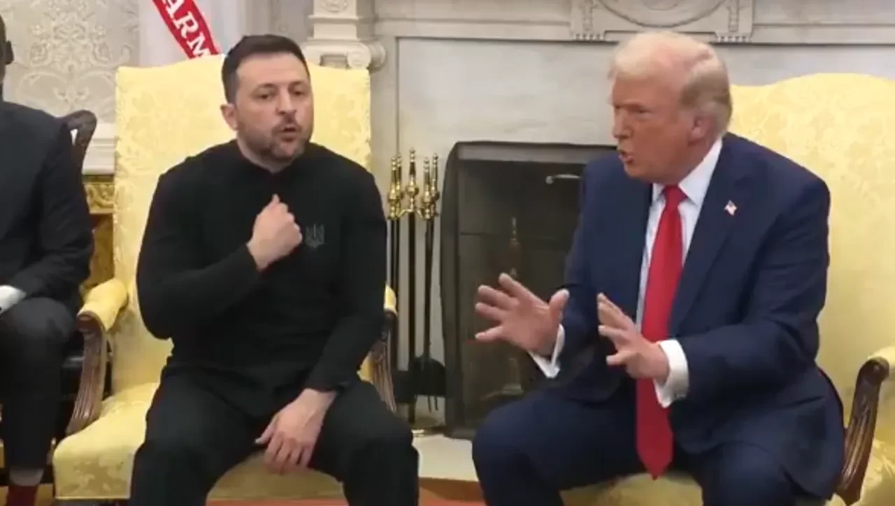 Trump ile Zelenskiy arasında tansiyon yükseldi! Dünyanın gözü önünde kavga