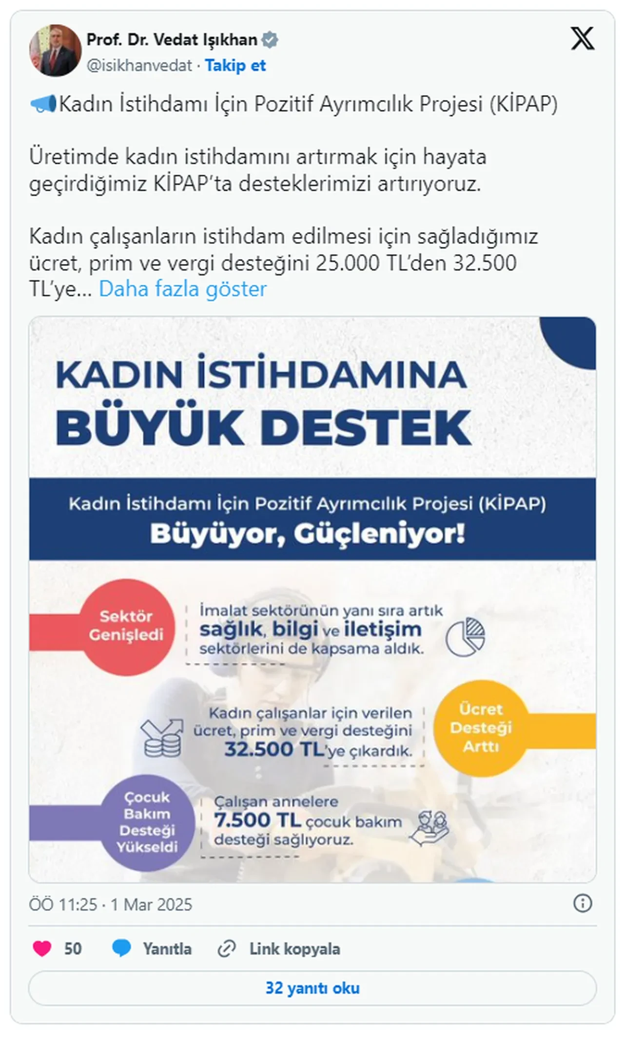 Son dakika: Çalışan anneye çocuk bakım desteği zamlandı! Müjdeyi Bakan Işıkhan verdi 