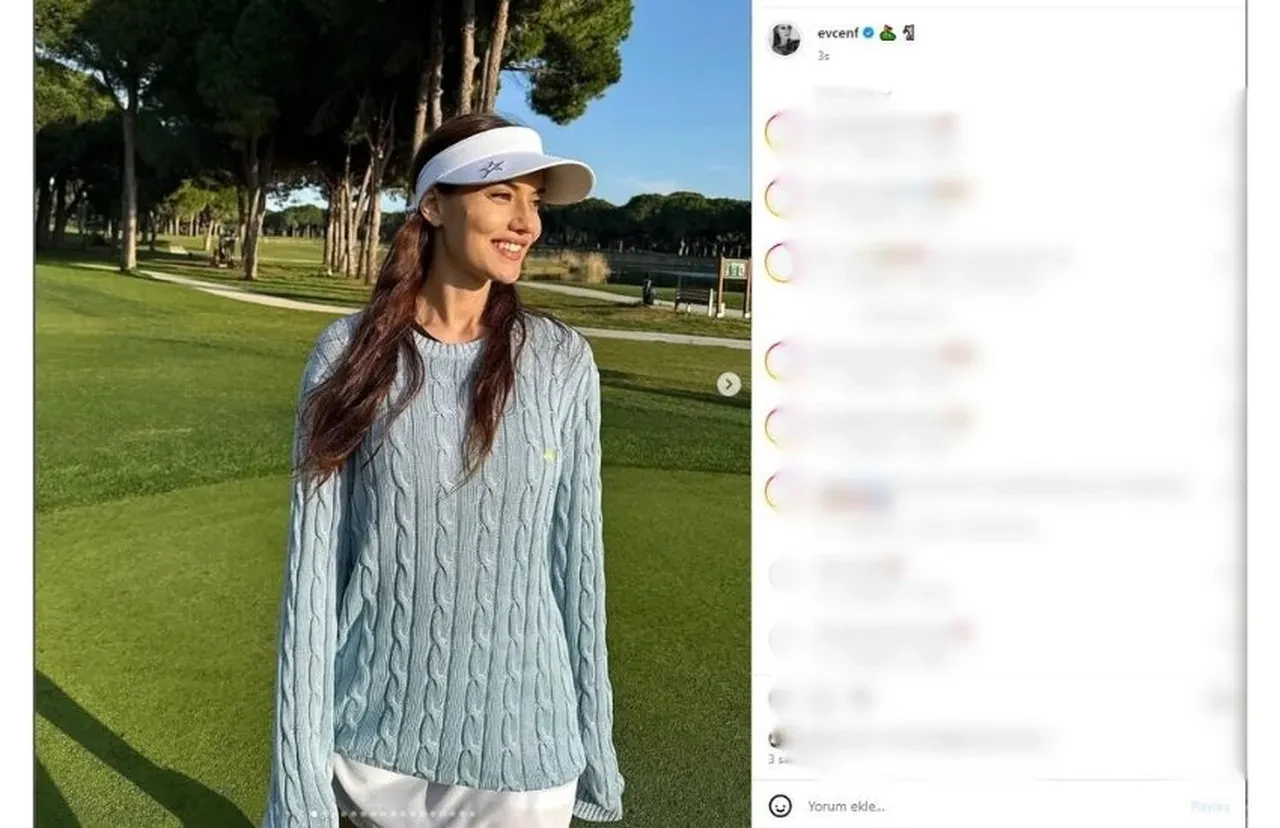 Fahriye Evcen golf oynamaya gitti, takipçilerinin sabrı taştı: Zengin olduğunu biliyoruz