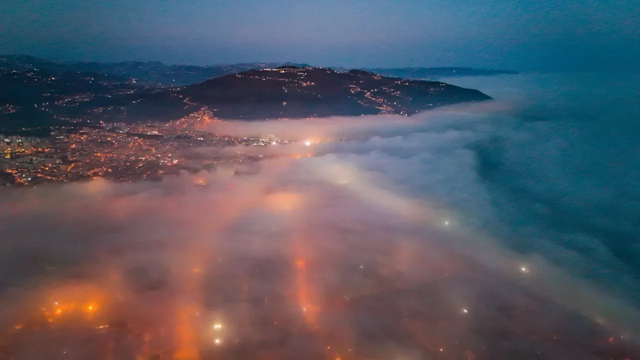 Ordu'da muhteşem manzara! Film karesi gibi 