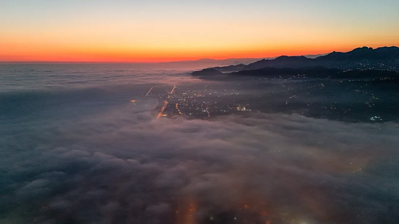 Ordu'da muhteşem manzara! Film karesi gibi